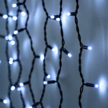 Lempučių užuolaida (šaltai baltos LED lemputės) PROLED IP67 4x2 m