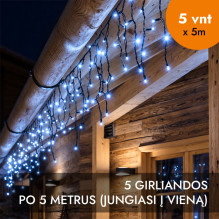 Lauko girlianda varvekliai...