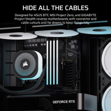 „Corsair 4500X LX-R RGB“ grūdinto stiklo „mid-tower“ korpusas, juodas „mid-tower“ korpusas