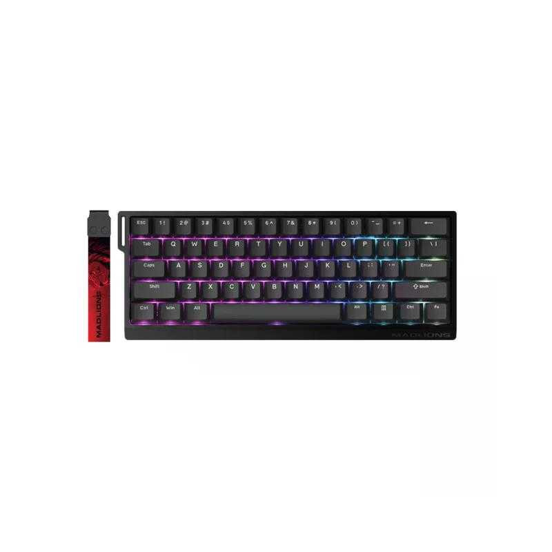 „Madlions FGG MAD60 HE RGB“, magnetinis gintaro spalvos PRO jungiklis, juodas