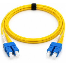 SC / UPC-SC / UPC Single Mode, Duplex, 3.0mm LSZH Yellow, 1m