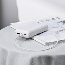 USB Kabelis - Baseus Simple Wisdom Data Cable Kit (2PCS, 1.5m, 2.1A, White)