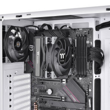 Thermaltake Toughair 310 Processor Cooler 12 cm Black, Silver