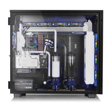 „Thermaltake View 91 TG RGB Ultra Tower“ juodas korpusas „Thermaltake View 91 TG RGB Ultra Tower“ juodas korpusas