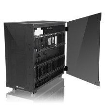 „Thermaltake View 91 TG RGB Ultra Tower“ juodas korpusas „Thermaltake View 91 TG RGB Ultra Tower“ juodas korpusas