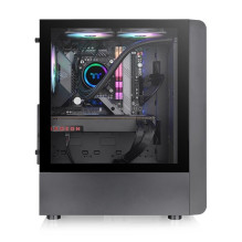 „Thermaltake S200 TG ARGB“ MIDI bokštas, juodas „Thermaltake S200 TG ARGB“ MIDI bokštas, juodas
