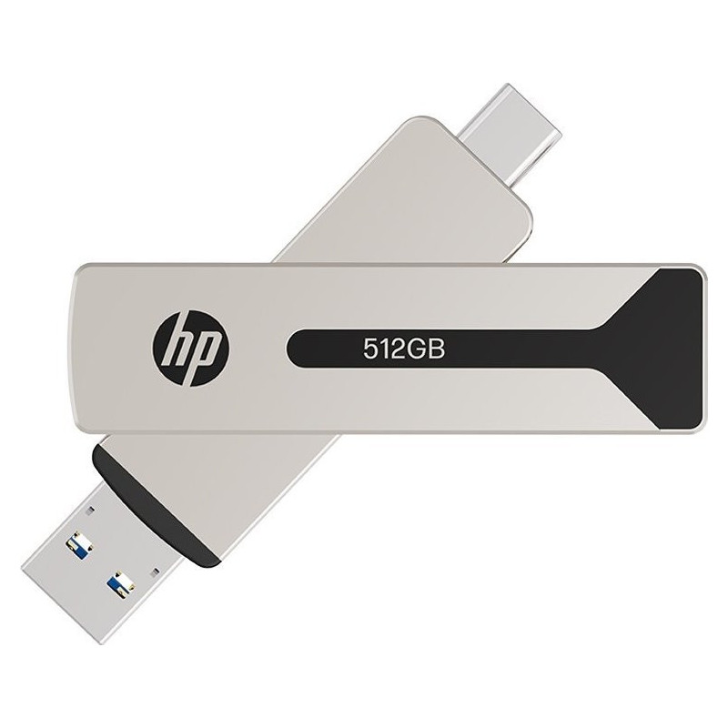 USB atmintinė HP HP 512GB Kietojo kūno klasės OTG C tipo USB atmintinė 911 Pro