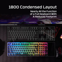 KEYBOARD ORIGINS 2 1800 RGB / BLACK B4QS4AA ABA HYPERX