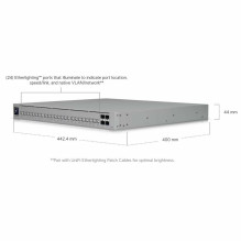 Ubiquiti Switch USW-PRO-HD-24-POE-EU, Etherlighting, 2x 10GbE PoE++, 22x 2.5GbE PoE++, 4x 10G SFP+