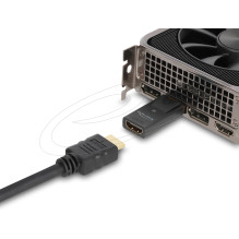 AV adapteris Delock aktyvus DisplayPort 1.4 į HDMI adapteris 8K su HDR funkcija AV adapteris Delock aktyvus DisplayPort 1.4 į HDMI adapteris 8K su HDR funkcija