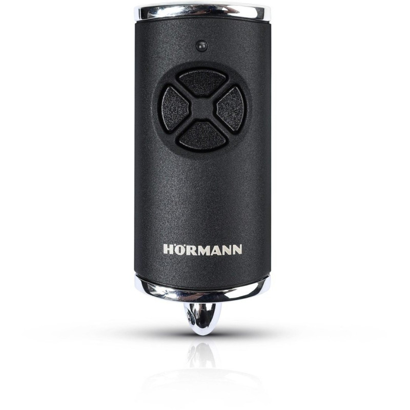 Hormann HSE 4 868Mhz BiSecure Remote Control Black Matte with Chrome Covers