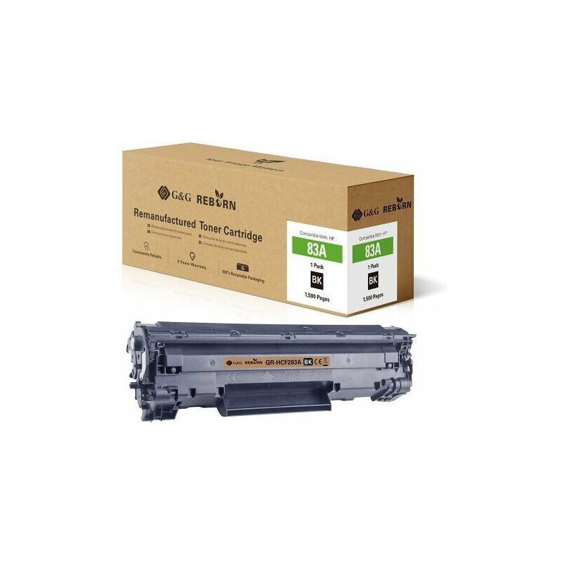 Kasetė su toneriu G&amp;G GR-HCF283A 1 vnt. Pakeitimas Black