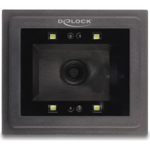 Etikečių spausdintuvas Delock USB brūkšninių kodų skaitytuvas 1D ir 2D laidinis stacionariam montavimui - Vokiečių versi Etikečių spausdintuvas Delock USB brūkšninių kodų skaitytuvas 1D ir 2D laidinis stacionariam montavimui - Vokiečių versi