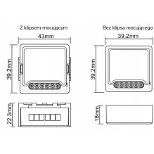 Modulis OXT su jutikliu garažo vartų varikliui ZigBee TUYA T250G Modulis OXT su jutikliu garažo vartų varikliui ZigBee TUYA T250G