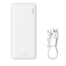 External battery - Baseus Airpow 10,000 mAh 20 W white