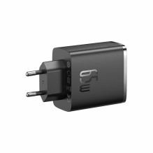 Sieninis Įkroviklis - Baseus OS-Cube Pro 2 × USB-C + USB 65 W Juodas Sieninis Įkroviklis - Baseus OS-Cube Pro 2 × USB-C + USB 65 W Juodas