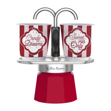 Kavos Aparatas - BIALETTI Mini Express 2TZ Candyland 90 ml Raudonas Kavos Aparatas - BIALETTI Mini Express 2TZ Candyland 90 ml Raudonas