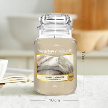Kvapioji Žvakė - YANKEE Home Warm Cashmere 623 g Kreminė Kvapioji Žvakė - YANKEE Home Warm Cashmere 623 g Kreminė