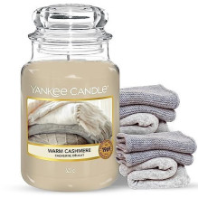 Kvapioji Žvakė - YANKEE Home Warm Cashmere 623 g Kreminė Kvapioji Žvakė - YANKEE Home Warm Cashmere 623 g Kreminė