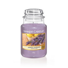 Kvapioji Žvakė - Yankee Candle Lemon Lavender 623 g Violetinė Kvapioji Žvakė - Yankee Candle Lemon Lavender 623 g Violetinė