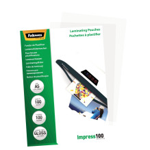 LAMINATOR POUCH GLOSSY / A5 100 100PCS 5351002 FELLOWES LAMINATOR POUCH GLOSSY / A5 100 100PCS 5351002 FELLOWES