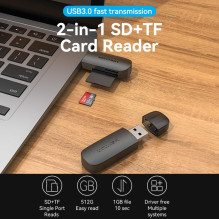 ATMINTIES SKAITYTUVAS USB3.0 / SD / TF CLFB0 VENTION