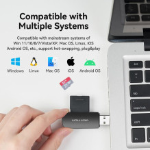 ATMINTIES SKAITYTUVAS USB3.0 / SD / TF CLFB0 VENTION
