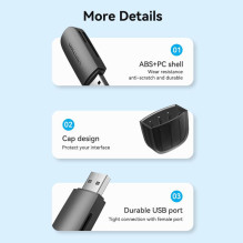 ATMINTIES SKAITYTUVAS USB3.0 / SD / TF CLFB0 VENTION
