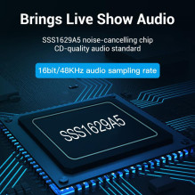 Garso plokštės adapteris USB / 0,15 m CDRBB VENTION Garso plokštės adapteris USB / 0,15 m CDRBB VENTION