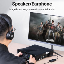 Garso plokštės adapteris USB / 0,15 m CDRBB VENTION Garso plokštės adapteris USB / 0,15 m CDRBB VENTION