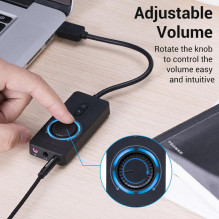 SOUND CARD ADAPTER USB / 0.15M CDRBB VENTION SOUND CARD ADAPTER USB / 0.15M CDRBB VENTION