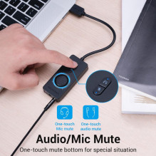 SOUND CARD ADAPTER USB / 0.15M CDRBB VENTION SOUND CARD ADAPTER USB / 0.15M CDRBB VENTION