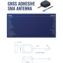 GNSS ANTENOS SMA KLIJAI / PR1KSG30 TELTONIKA GNSS ANTENOS SMA KLIJAI / PR1KSG30 TELTONIKA
