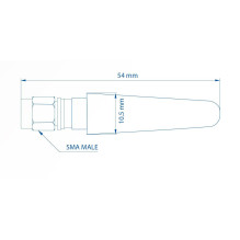 ANTENNA MOBILE STRAIGHT / COMPACT PR1CS450 TELTONIKA ANTENNA MOBILE STRAIGHT / COMPACT PR1CS450 TELTONIKA