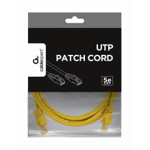 PATCH CABLE CAT5E UTP 3M / GELTONAS PP12-3M / Y GEMBIRD PATCH CABLE CAT5E UTP 3M / GELTONAS PP12-3M / Y GEMBIRD