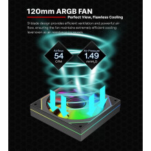 Korpuso ventiliatorius 120 mm XPF120U.ARGB / 12 V XF076 XILENCE Korpuso ventiliatorius 120 mm XPF120U.ARGB / 12 V XF076 XILENCE