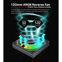 Korpuso ventiliatorius 120 mm XPF120UR.ARGB / 12 V XF078 XILENCE Korpuso ventiliatorius 120 mm XPF120UR.ARGB / 12 V XF078 XILENCE