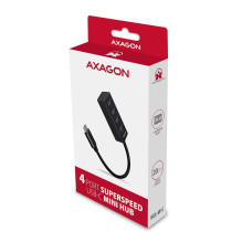 I / O HUB USB-C 4PORT MINI / 0.2M HUE-M1C AXAGON