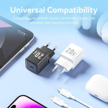 MOBILIOJO ĮKROVIKLIS SIENINIS USB-C / 20W TZ-FEPW0-EU-02 VENTION