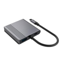 Įvesties / išvesties adapteris USB-C į HDMI / USB3 / 3IN1 A-CM-COMBO3-04 GEMBIRD Įvesties / išvesties adapteris USB-C į HDMI / USB3 / 3IN1 A-CM-COMBO3-04 GEMBIRD