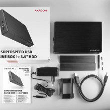 HDD ACC DOTUVAS 3,5 colio / USB3.2 EE35-XA3 AXAGON HDD ACC DOTUVAS 3,5 colio / USB3.2 EE35-XA3 AXAGON