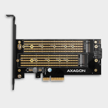 SSD ACC ADAPTER NVME / SATA / M.2 / SP&amp;LP PCEM2-D AXAGON