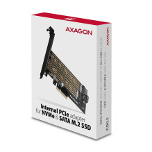 SSD ACC ADAPTER NVME / SATA / M.2 / SP&amp;LP PCEM2-D AXAGON