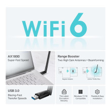 WRL ADAPTERIS 1800MBPS USB / ARCHER TX35U PLUS TP-LINK
