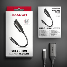 KABELAS USB-C Į HDMI 0,25M / RVC-HI2M AXAGON