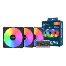 Korpuso ventiliatorius 120mm GF120R V2 / ARGB PWM 3I1 (B) MONTECH