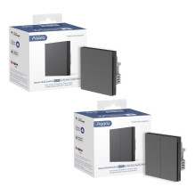 SMART HOME WIRED SWITCH SINGLE / GREY WS-EUK01-G AQARA