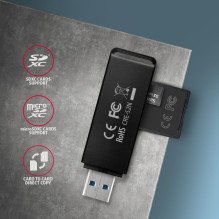 MEMORY READER USB3.2 / SD / MICROSD CRE-S2N AXAGON