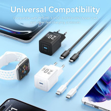 MOBILIOJO TELEFONO ĮKROVIKLIS SIENINIS USB + LAIDAS / 20W TZ-FEPB0-EU-01 VENTION