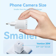 MOBILE CHARGER WALL USB +CABLE / 20W TZ-FEPB0-EU-01 VENTION MOBILE CHARGER WALL USB +CABLE / 20W TZ-FEPB0-EU-01 VENTION